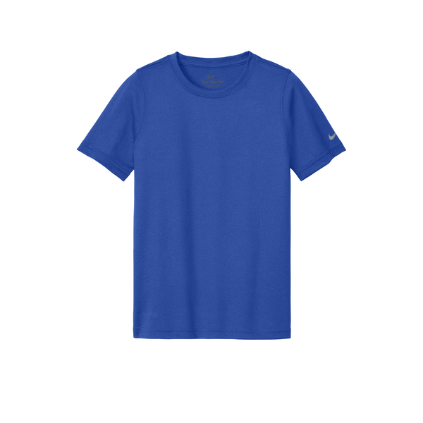 Nike® Swoosh Sleeve Recycled Poly rLegend Youth Tee
