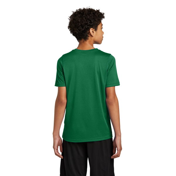 Nike® Swoosh Sleeve Recycled Poly rLegend Youth Tee
