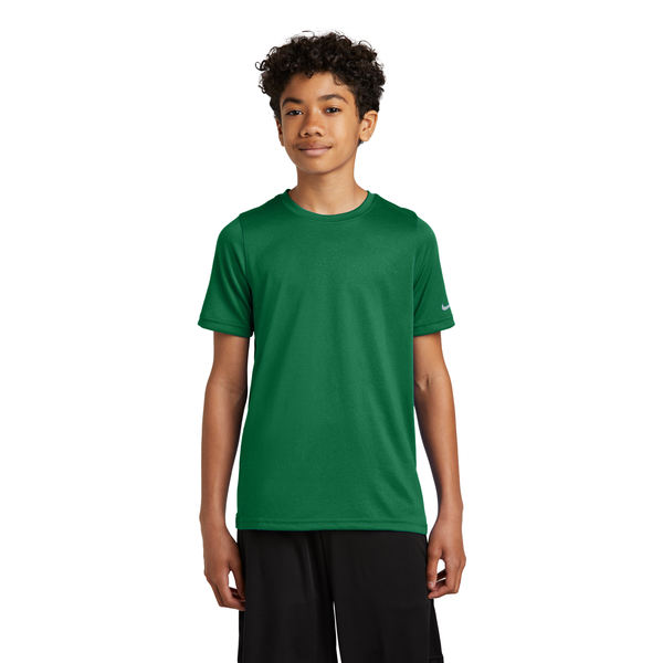 Nike® Swoosh Sleeve Recycled Poly rLegend Youth Tee