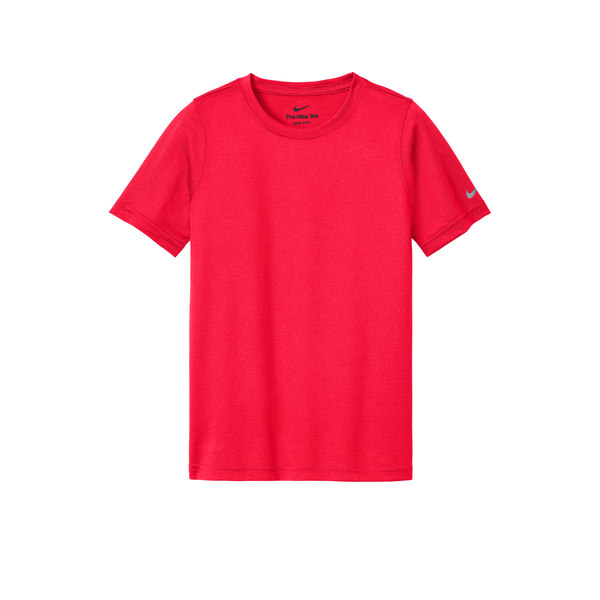 Nike® Swoosh Sleeve Recycled Poly rLegend Youth Tee