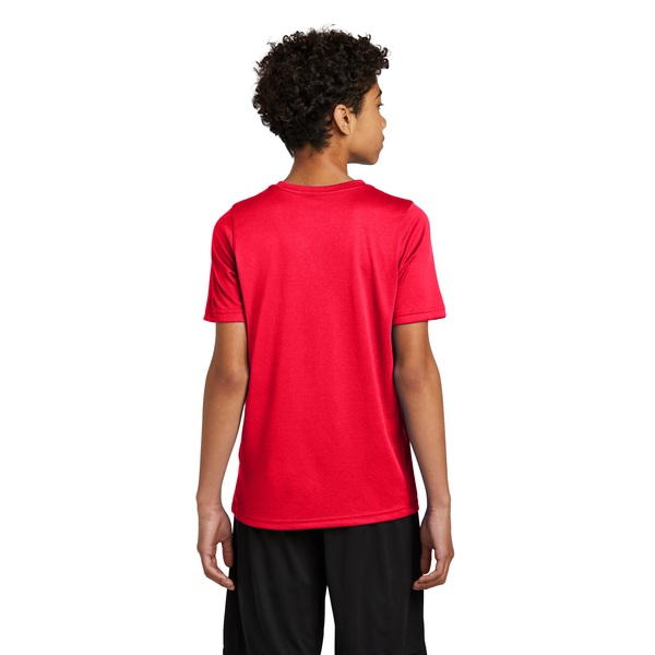 Nike® Swoosh Sleeve Recycled Poly rLegend Youth Tee
