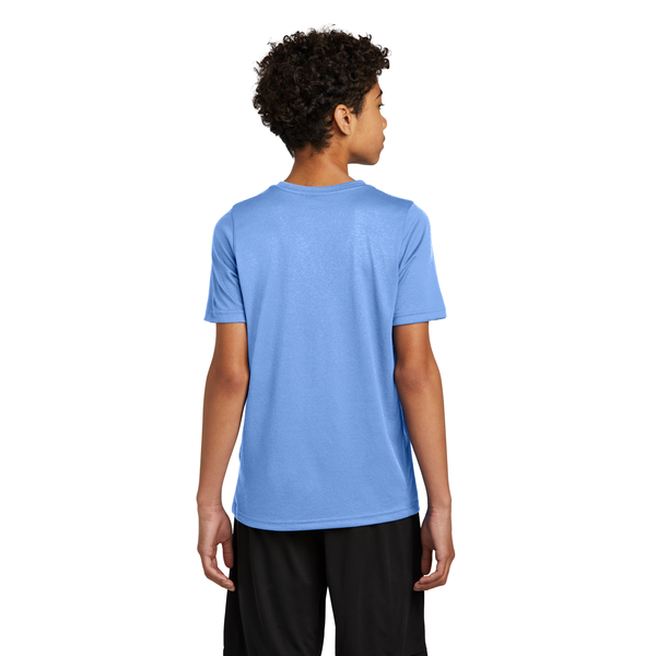 Nike® Swoosh Sleeve Recycled Poly rLegend Youth Tee