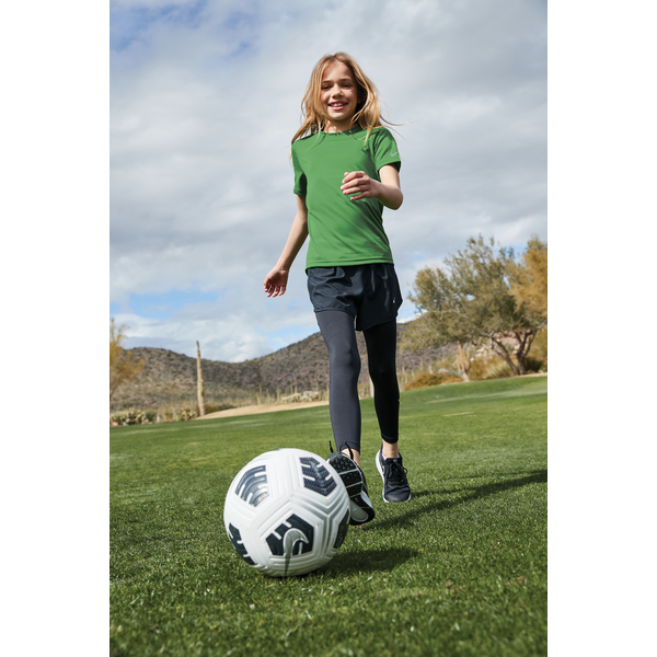 Nike® Swoosh Sleeve Recycled Poly rLegend Youth Tee