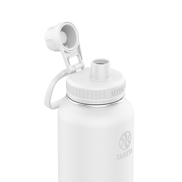 Takeya® Actives Spout Lid Stainless Steel Bottle, 32oz.