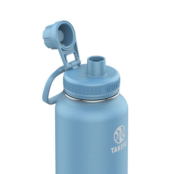 Takeya® Actives Spout Lid Stainless Steel Bottle, 32oz.