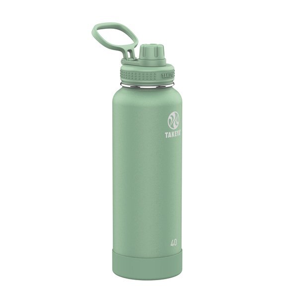 Takeya® Actives Spout Lid Stainless Steel Bottle, 40oz.
