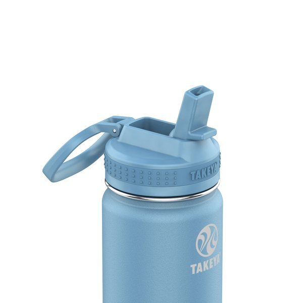 Takeya® Actives Straw Lid Stainless Steel Bottle, 18oz.