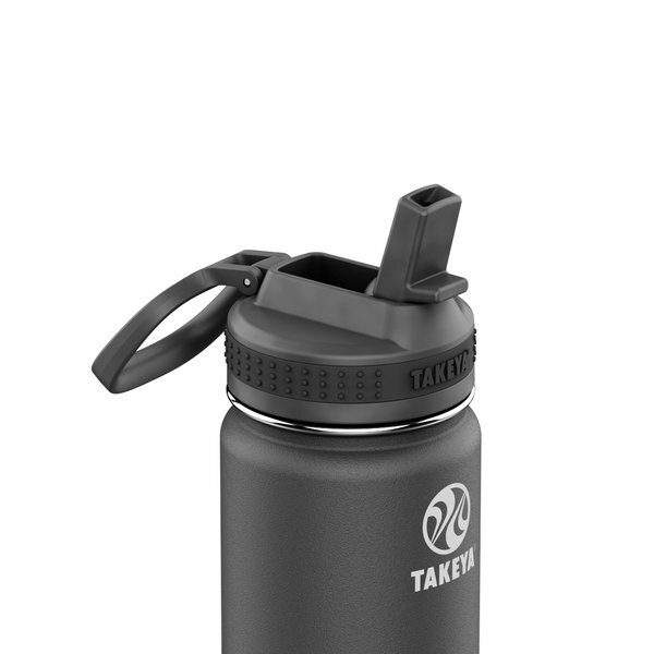 Takeya® Actives Straw Lid Stainless Steel Bottle, 18oz.