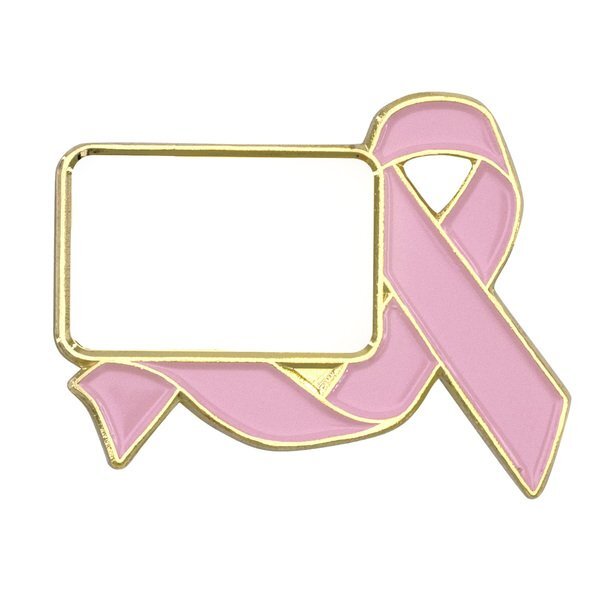 Awareness Ribbon Lapel Pin, Rectangle