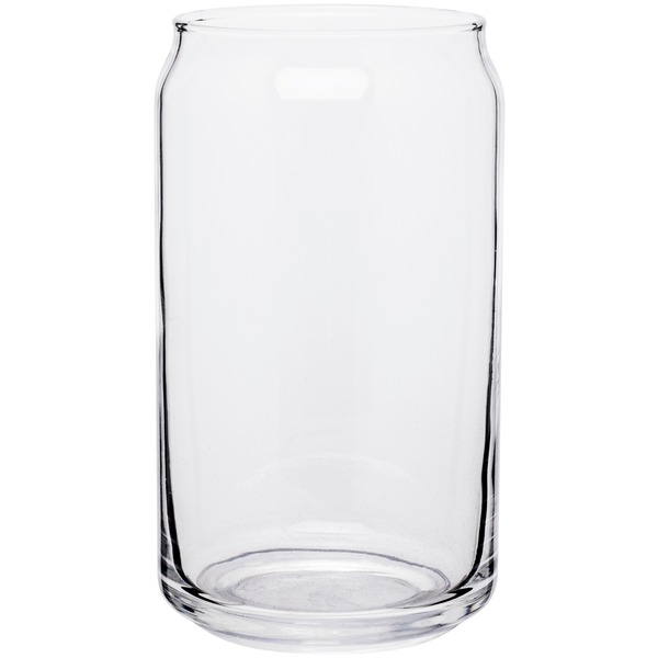 Glass Soda Can, 16oz.