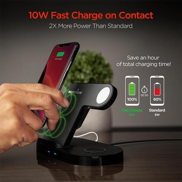 Hypergear 3-In-1 Wireless Charging Dock