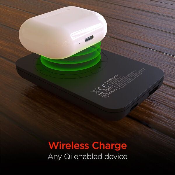 Hypergear Magnetic Wireless iPhone® 12+ Power Bank, 5000mAh
