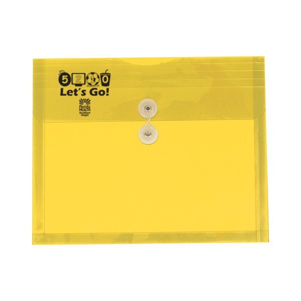 Translucent Poly Side Open Envelope w/ String-Tie Closure & Gusset