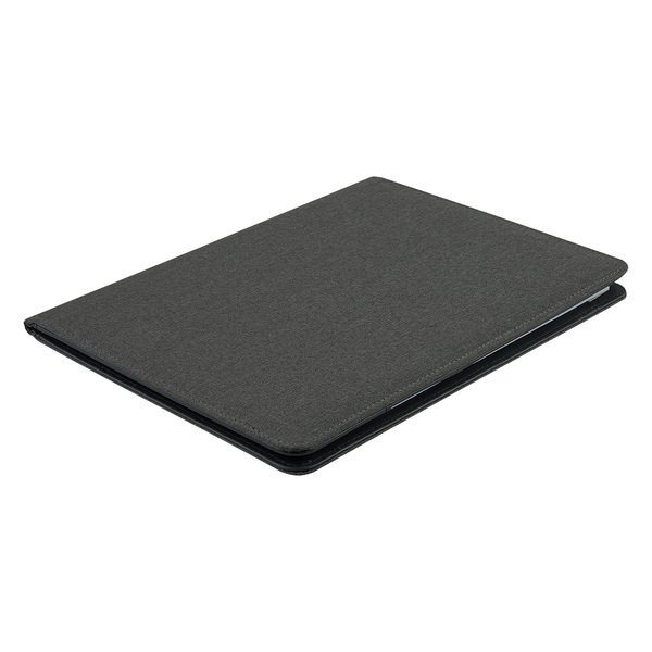Heathered Polyester Padfolio, 9-1/2" x 13"