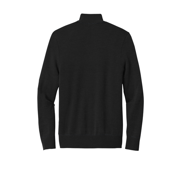 Brooks Brothers® Washable Merino Wool Birdseye Men's 1/4 Zip Sweater