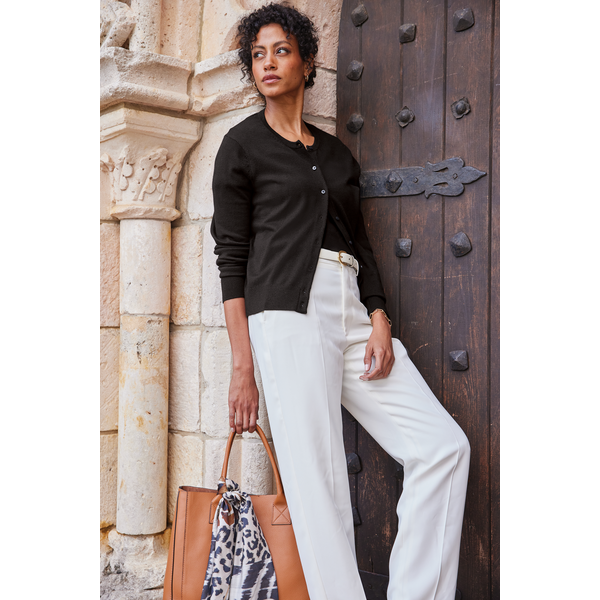 Brooks Brothers® Washable Merino Wool Ladies' Cardigan Sweater