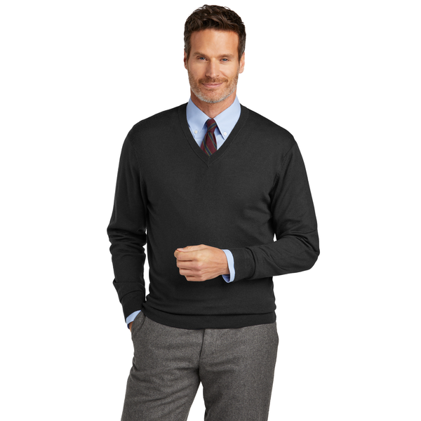 Brooks Brothers® Washable Merino Wool V-Neck Men's Sweater