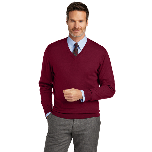 Brooks Brothers® Washable Merino Wool V-Neck Men's Sweater