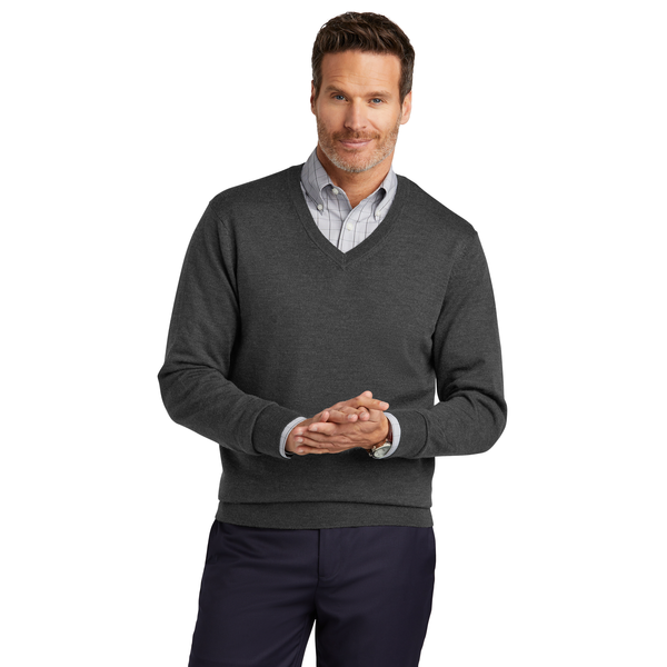 Brooks Brothers® Washable Merino Wool V-Neck Men's Sweater