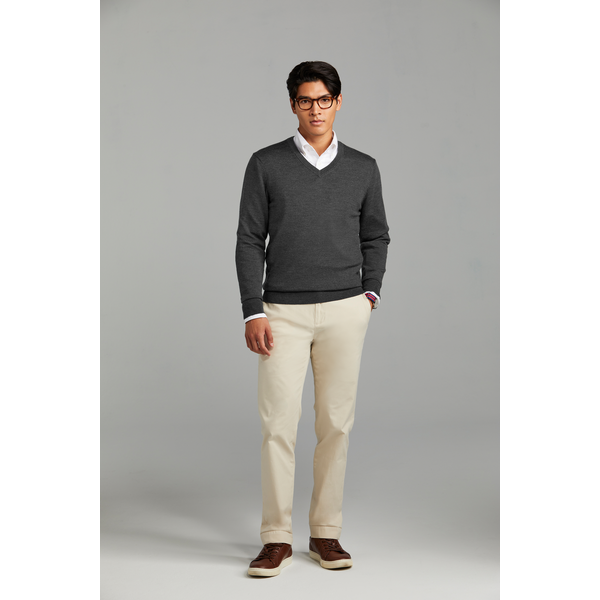 Brooks Brothers® Washable Merino Wool V-Neck Men's Sweater