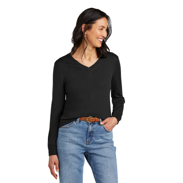 Brooks Brothers® Washable Merino Wool V-Neck Ladies' Sweater