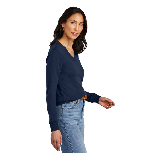 Brooks Brothers® Washable Merino Wool V-Neck Ladies' Sweater