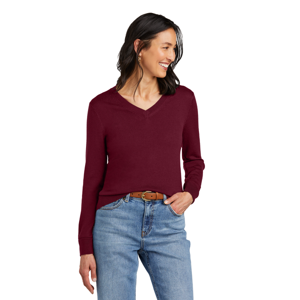 Brooks Brothers® Washable Merino Wool V-Neck Ladies' Sweater