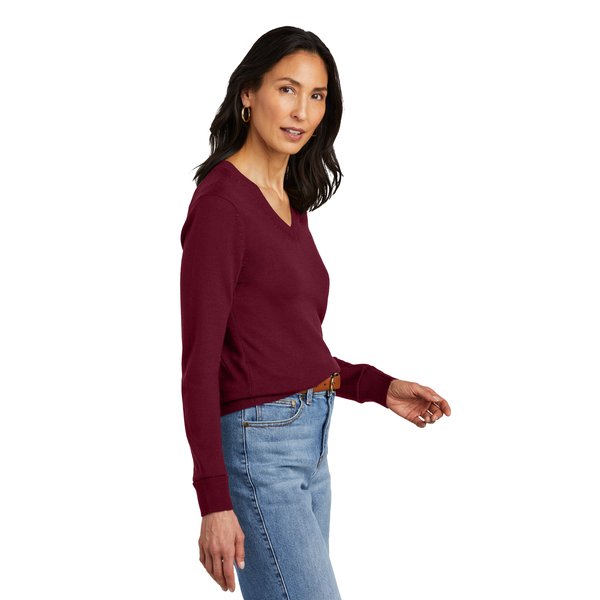 Brooks Brothers® Washable Merino Wool V-Neck Ladies' Sweater