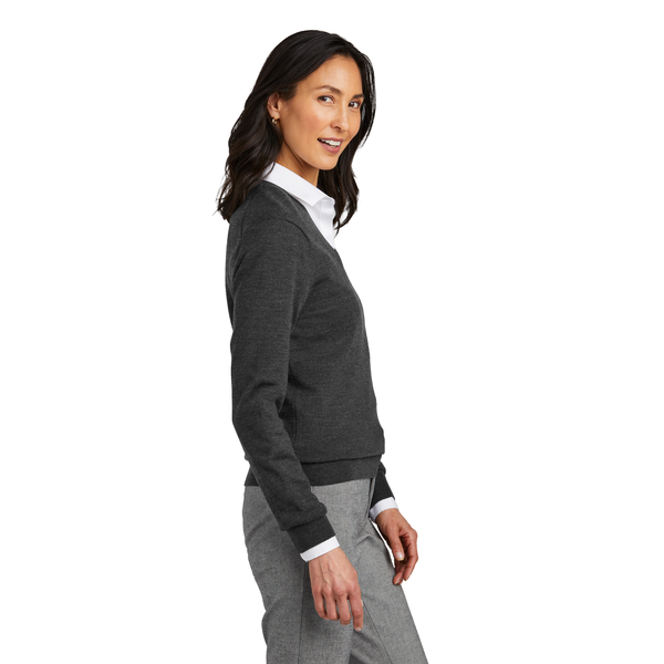 Brooks Brothers® Washable Merino Wool V-Neck Ladies' Sweater