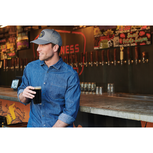 Port Authority® 7-Panel Cotton Twill Structured Cap