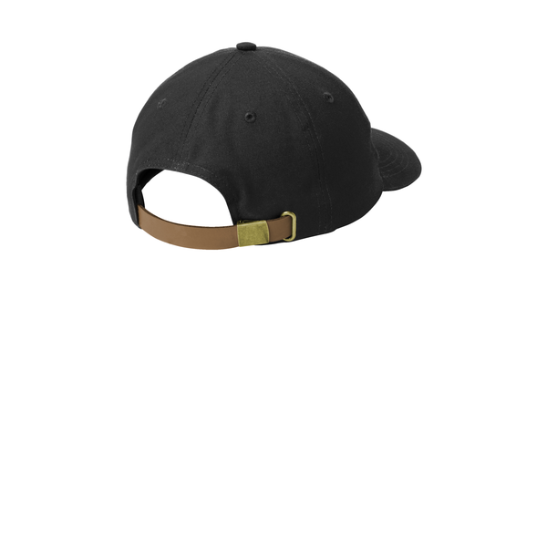 Port Authority® Cotton Canvas Leather Strap Cap