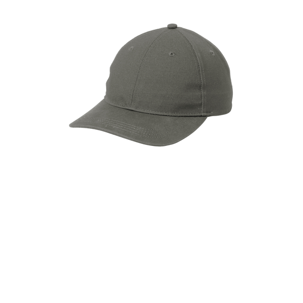 Port Authority® Cotton Canvas Leather Strap Cap
