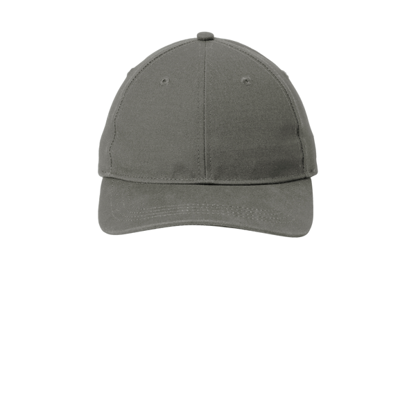 Port Authority® Cotton Canvas Leather Strap Cap
