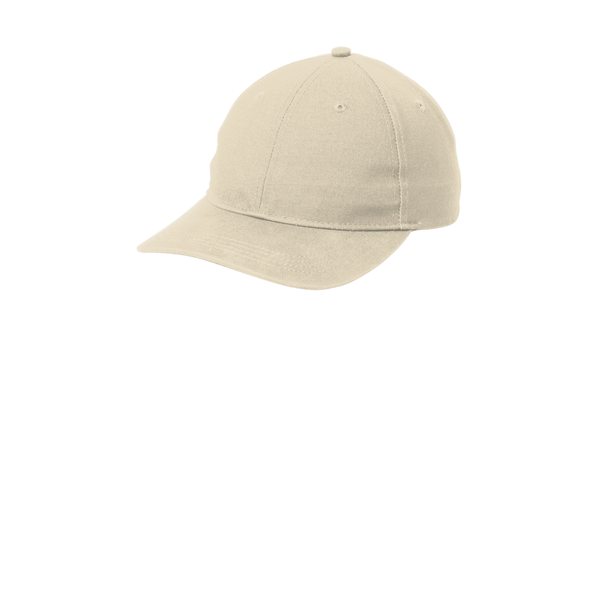 Port Authority® Cotton Canvas Leather Strap Cap