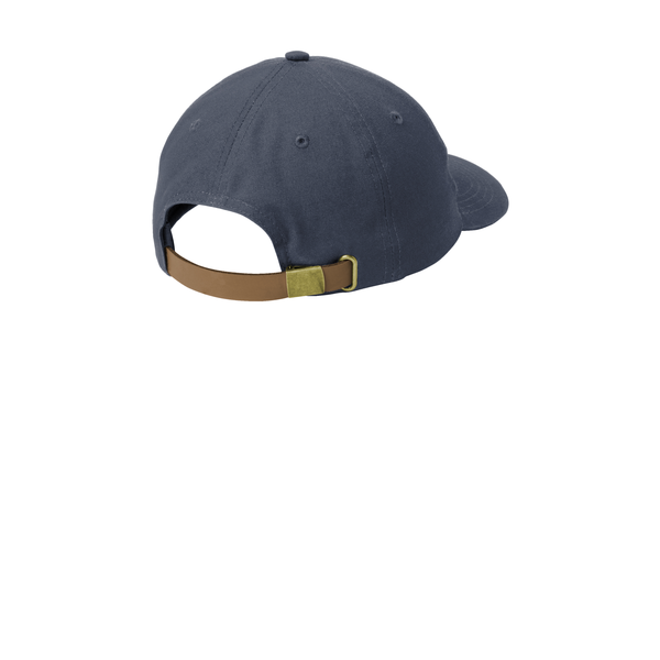 Port Authority® Cotton Canvas Leather Strap Cap