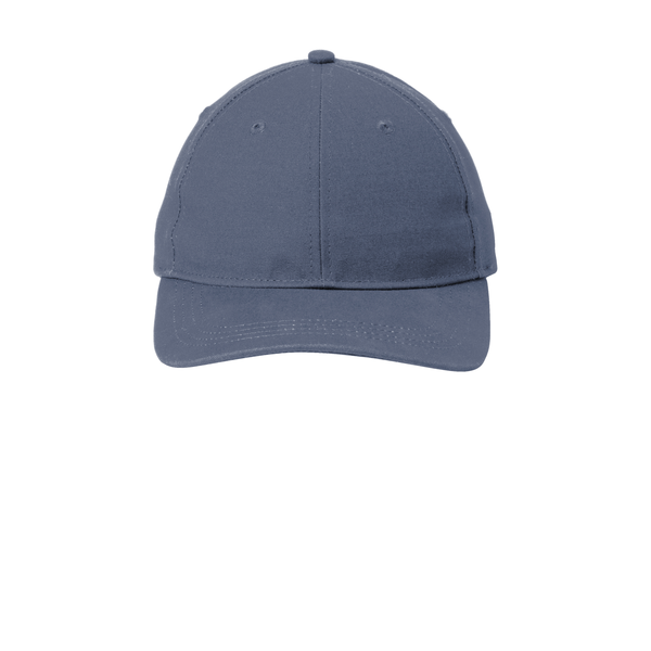 Port Authority® Cotton Canvas Leather Strap Cap