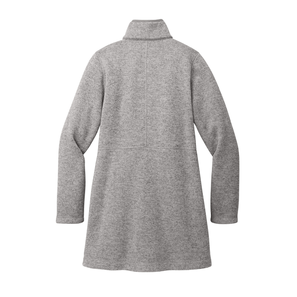 Port Authority® Arc Sweater Fleece Ladies' Long Jacket