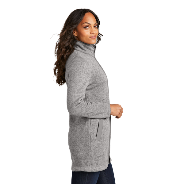 Port Authority® Arc Sweater Fleece Ladies' Long Jacket