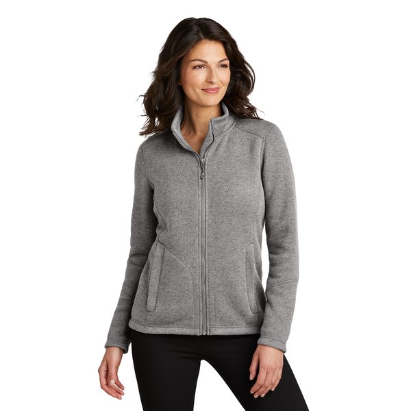 Port Authority® Arc Sweater Fleece Ladies' Jacket