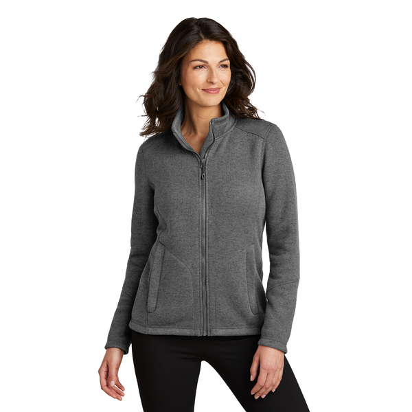 Port Authority® Arc Sweater Fleece Ladies' Jacket