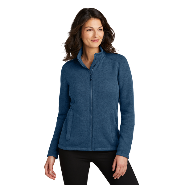 Port Authority® Arc Sweater Fleece Ladies' Jacket