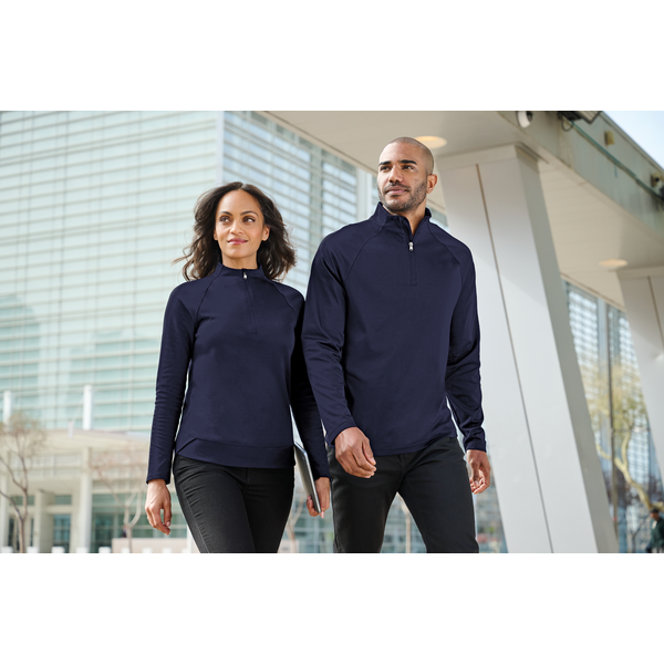 Port Authority® C-FREE™ Recycled Poly/Cotton Cypress Ladies' 1/4 Zip