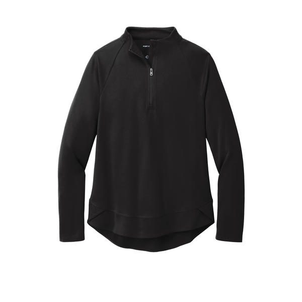 Port Authority® C-FREE™ Recycled Poly/Cotton Cypress Ladies' 1/4 Zip
