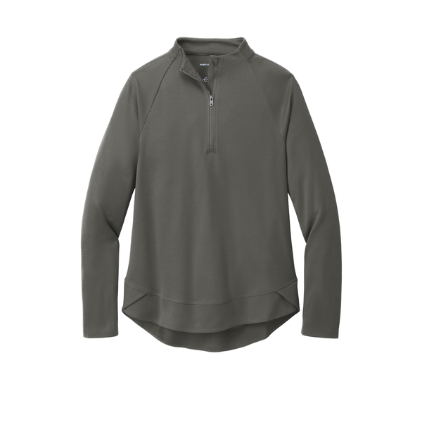 Port Authority® C-FREE™ Recycled Poly/Cotton Cypress Ladies' 1/4 Zip