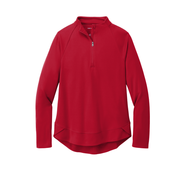 Port Authority® C-FREE™ Recycled Poly/Cotton Cypress Ladies' 1/4 Zip