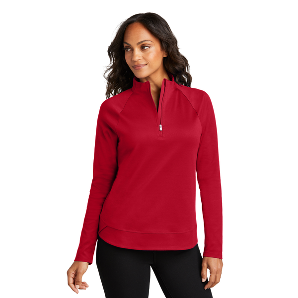 Port Authority® C-FREE™ Recycled Poly/Cotton Cypress Ladies' 1/4 Zip