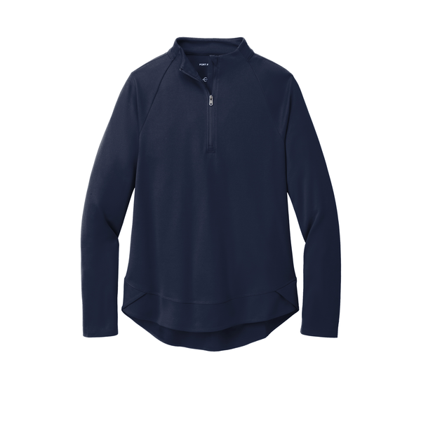 Port Authority® C-FREE™ Recycled Poly/Cotton Cypress Ladies' 1/4 Zip