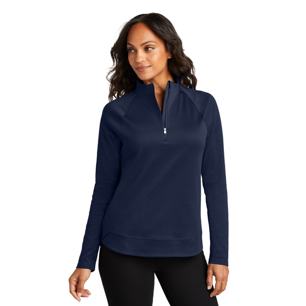 Port Authority® C-FREE™ Recycled Poly/Cotton Cypress Ladies' 1/4 Zip