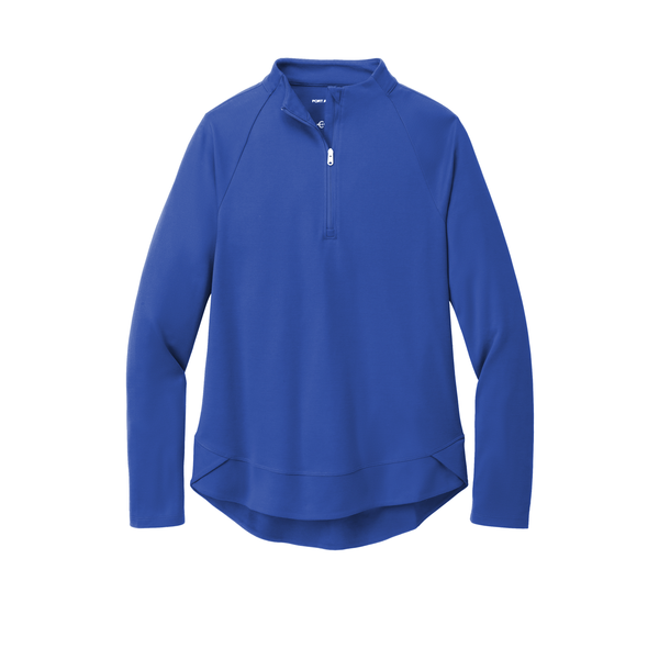 Port Authority® C-FREE™ Recycled Poly/Cotton Cypress Ladies' 1/4 Zip