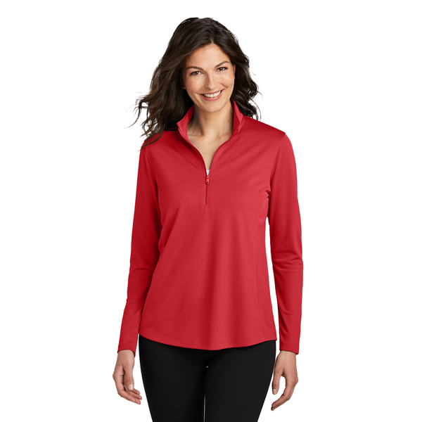 Port Authority® Dry Zone® UV Micro-Mesh Polyester Ladies' 1/4 Zip